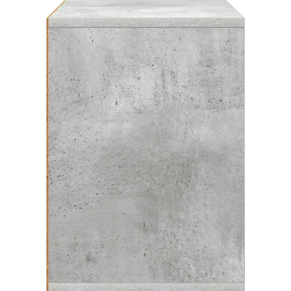 vidaXL Casa para Gatos Concreto 51 x 30 x 42,5 cm Madera de ingeniería Gris hormigón New