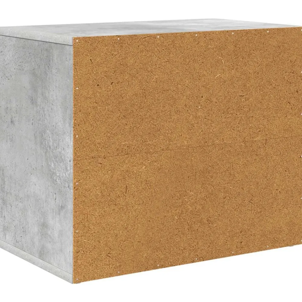 vidaXL Casa para Gatos Concreto 51 x 30 x 42,5 cm Madera de ingeniería Gris hormigón New