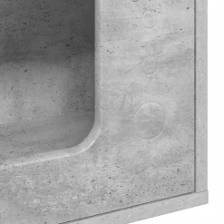 vidaXL Casa para Gatos Concreto 51 x 30 x 42,5 cm Madera de ingeniería Gris hormigón New