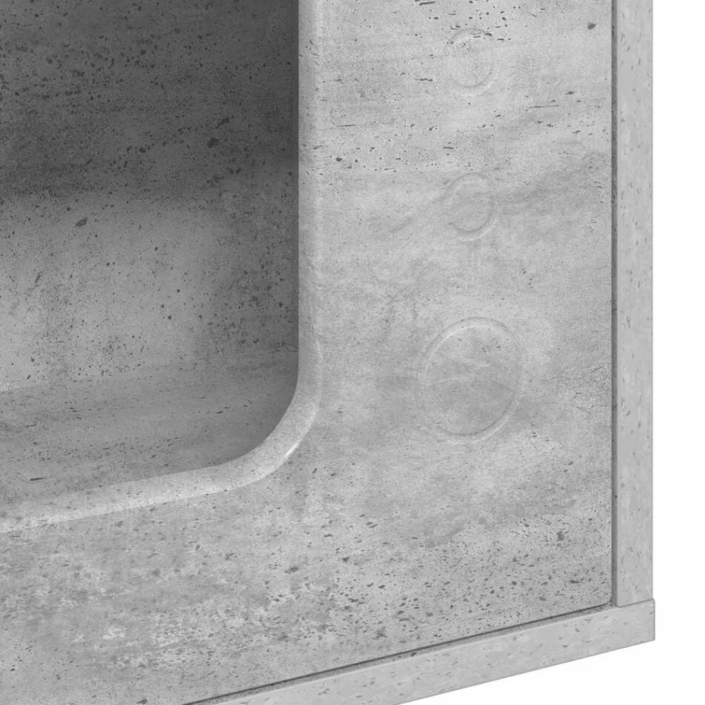vidaXL Casa para Gatos Concreto 51 x 30 x 42,5 cm Madera de ingeniería Gris hormigón New