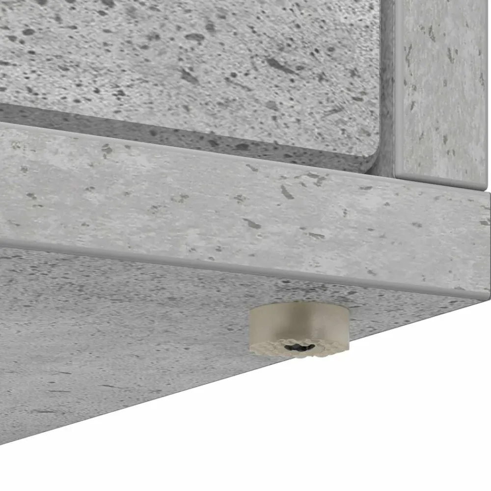 vidaXL Casa para Gatos Concreto 51 x 30 x 42,5 cm Madera de ingeniería Gris hormigón New