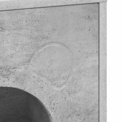 vidaXL Casa para Gatos Concreto 42,5 x 40 x 53 cm Madera de ingeniería Gris hormigón Outlet