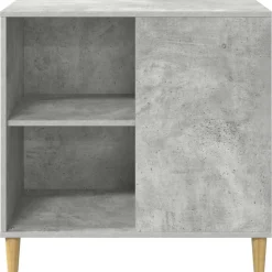 vidaXL Casa para Gatos Concreto 72 x 42.5 x 70 cm Madera de ingeniería Gris hormigón