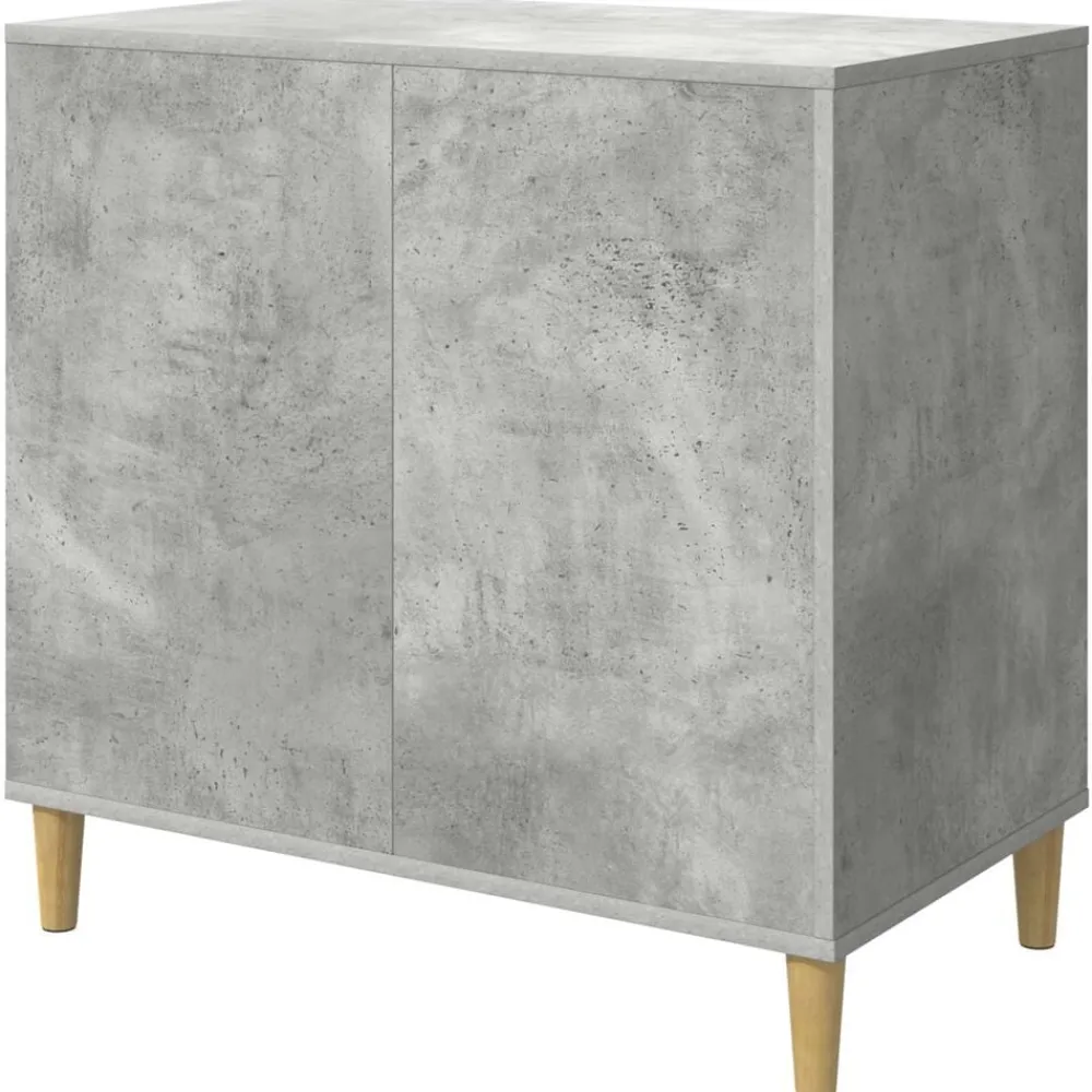 vidaXL Casa para Gatos Concreto 72 x 42.5 x 70 cm Madera de ingeniería Gris hormigón