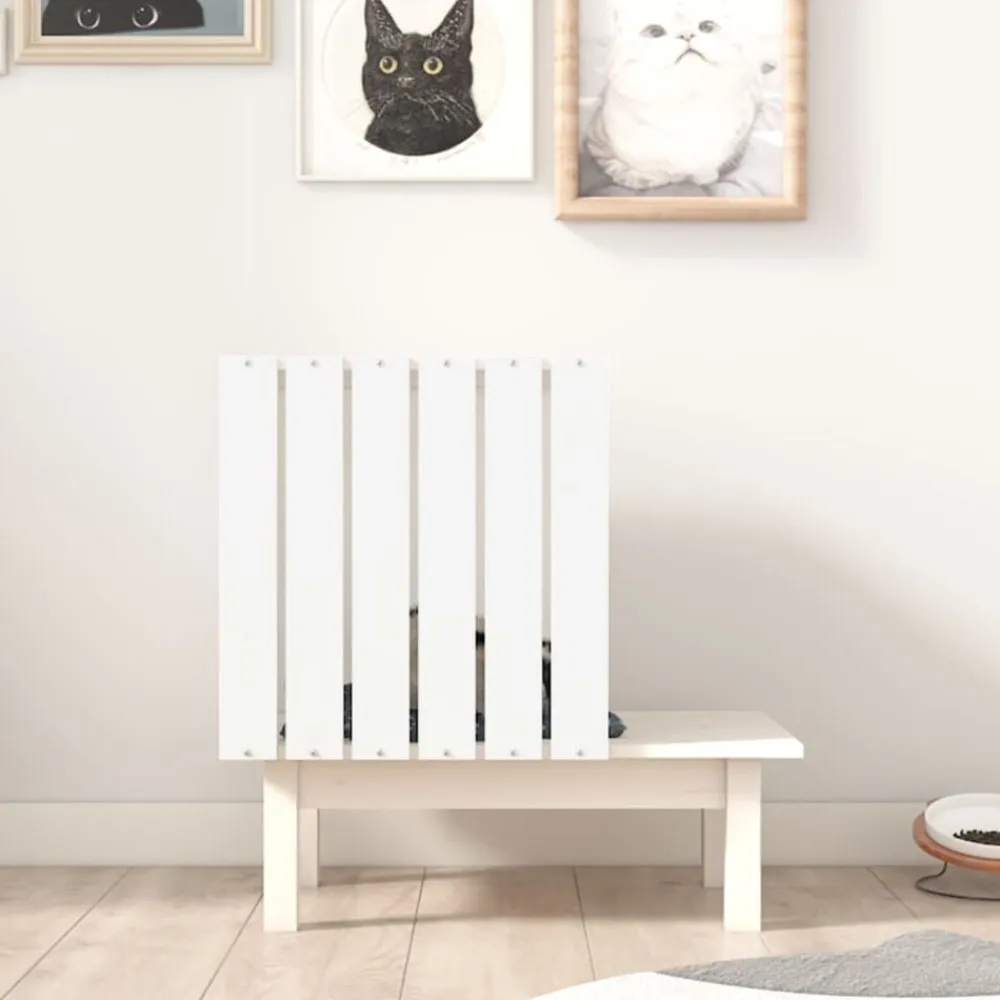 vidaXL Productos Para Mascotas-Casa para gatos de madera maciza de pino 60x36x60 cm