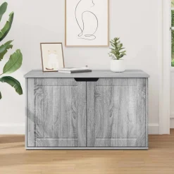 vidaXL Casa para Gatos 85 x 55 x 50,5 cm Gris sonoma Outlet