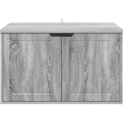 vidaXL Casa para Gatos 85 x 55 x 50,5 cm Gris sonoma Outlet