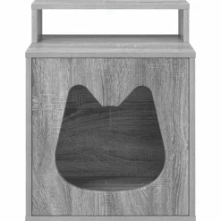 vidaXL Casa para Gatos 42,5 x 40 x 53,5 cm Gris sonoma Best