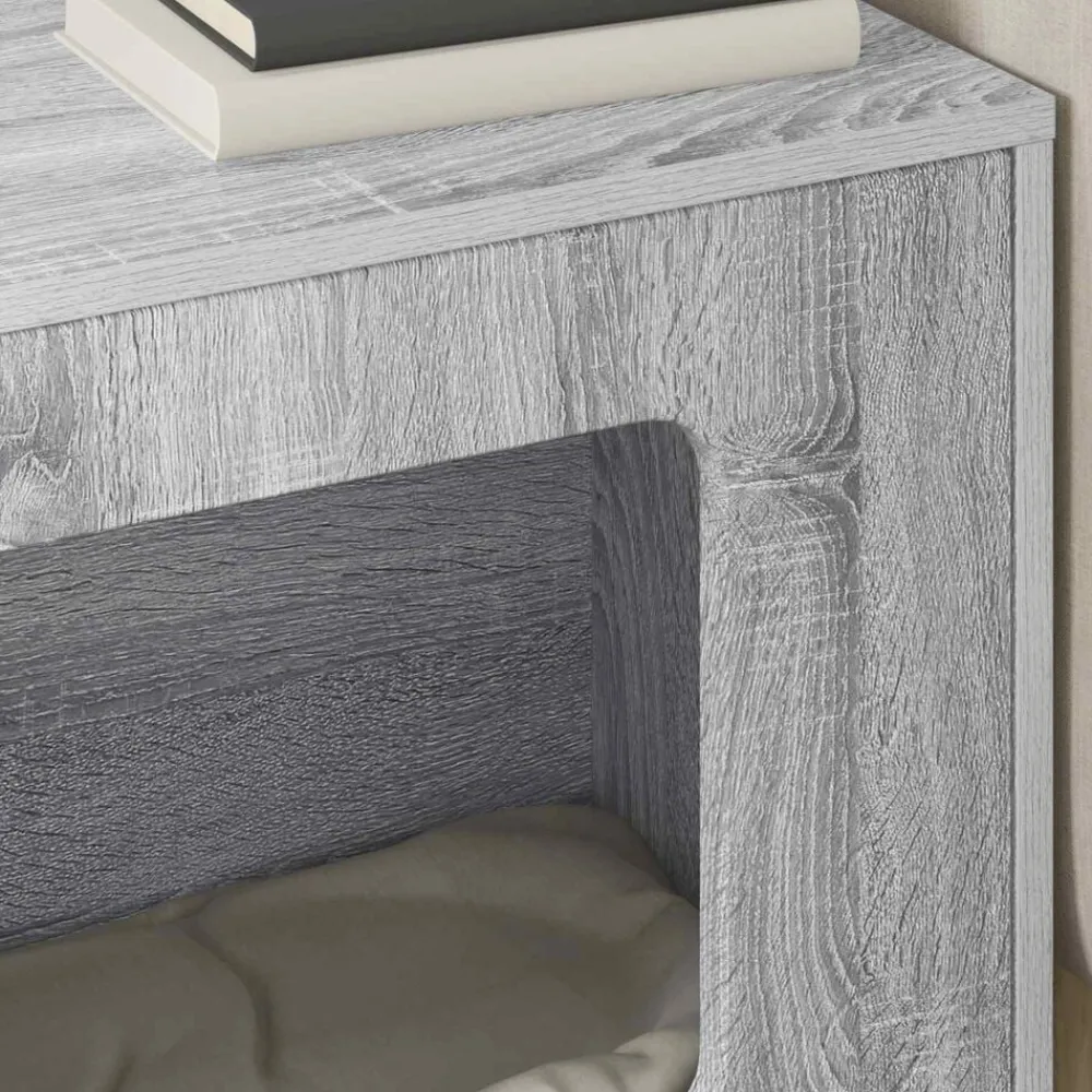 vidaXL Casa para Gatos 51 x 30 x 42,5 cm Gris sonoma