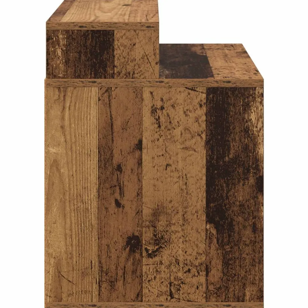 vidaXL Casa para Gatos Madera vieja 42,5 x 40 x 53,5 cm Madera envejecida Outlet