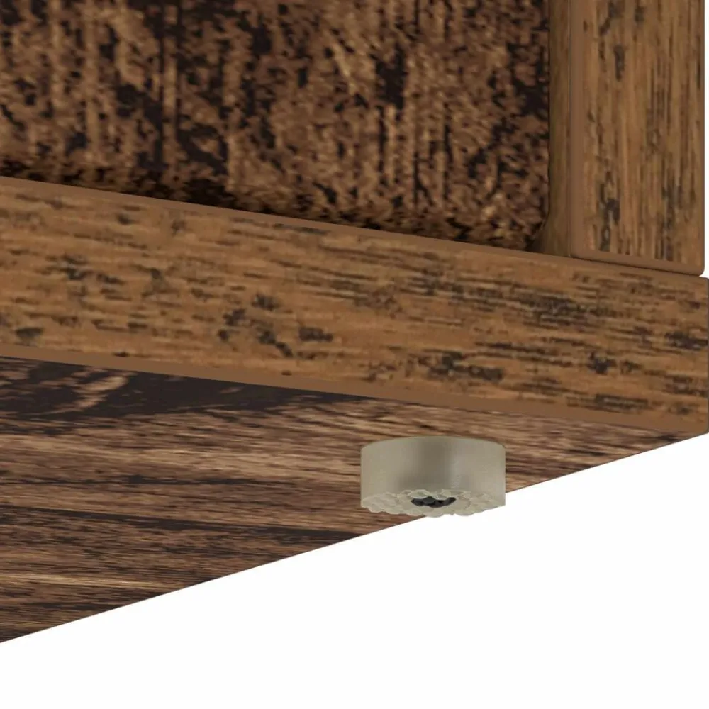 vidaXL Casa para Gatos Madera vieja 42,5 x 40 x 53,5 cm Madera envejecida Outlet