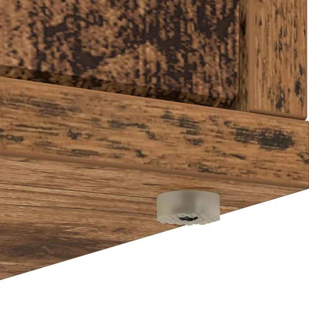 vidaXL Casa para Gatos Madera vieja 51 x 30 x 42,5 cm Madera envejecida Outlet