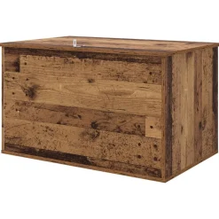 vidaXL Casa para Gatos Madera vieja 85 x 55 x 50 cm Madera envejecida New
