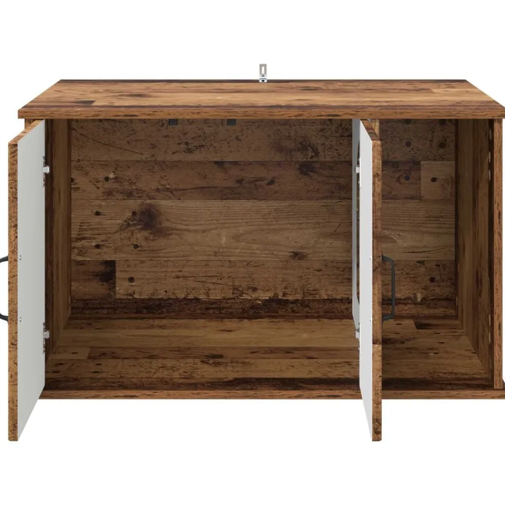 vidaXL Productos Para Mascotas-Casa para Gatos Madera vieja 85 x 55 x 50 cm