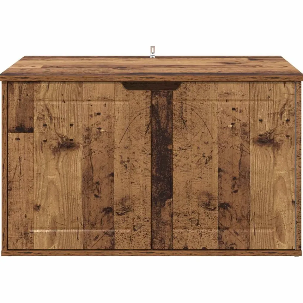 vidaXL Casa para Gatos Madera vieja 85 x 55 x 50,5 cm Madera envejecida Hot