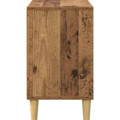 vidaXL Casa para Gatos Madera vieja 51 x 30 x 52 cm Madera envejecida Online