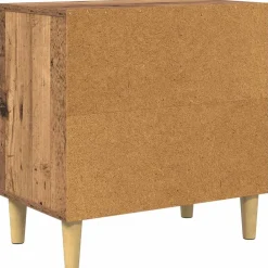 vidaXL Casa para Gatos Madera vieja 51 x 30 x 52 cm Madera envejecida Online