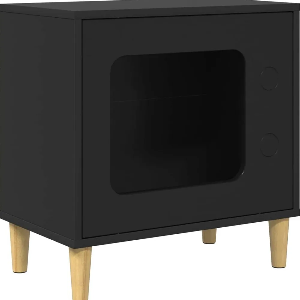 vidaXL Productos Para Mascotas-Casa para Gatos 51 x 30 x 52 cm Madera de ingeniería