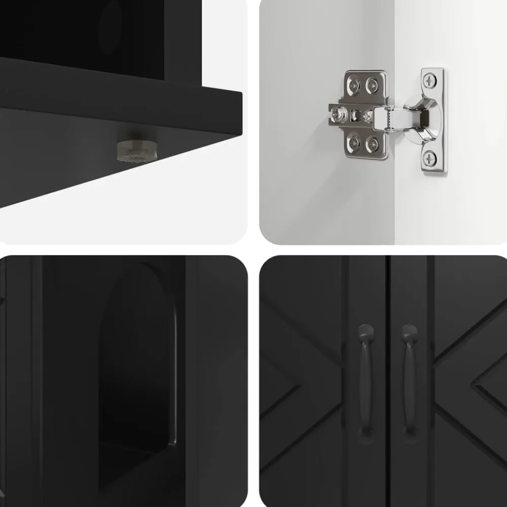 vidaXL Productos Para Mascotas-Casa para Gatos 85 x 55 x 50 cm Madera de ingeniería