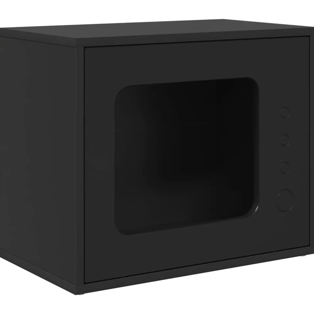 vidaXL Productos Para Mascotas-Casa para Gatos 51 x 30 x 42,5 cm Madera de ingeniería