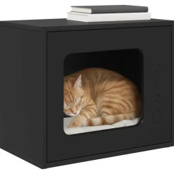 vidaXL Productos Para Mascotas-Casa para Gatos 51 x 30 x 42,5 cm Madera de ingeniería