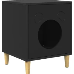 vidaXL Productos Para Mascotas-Casa para Gatos 42,5 x 40 x 53 cm Madera de ingeniería