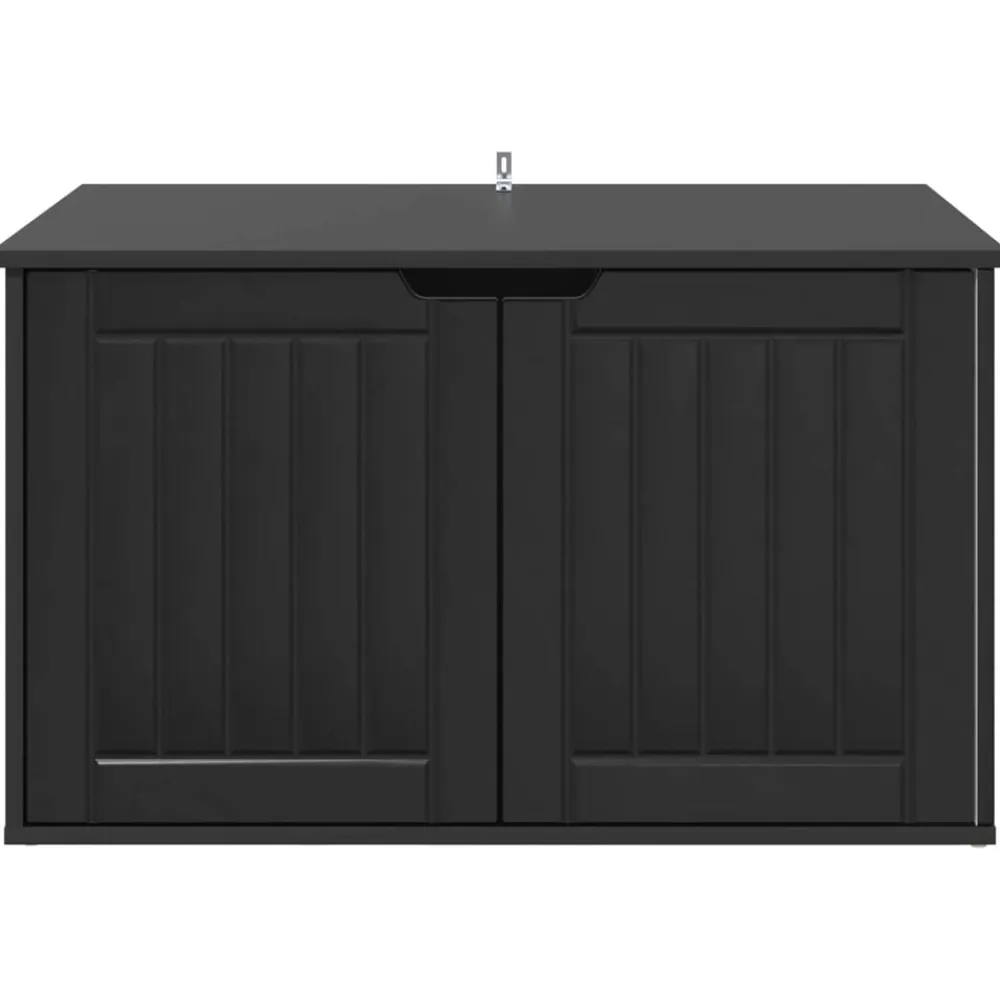 vidaXL Casa para Gatos 85 x 55 x 50,5 cm Madera de ingeniería Negro Best