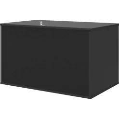 vidaXL Casa para Gatos 85 x 55 x 50,5 cm Madera de ingeniería Negro Best