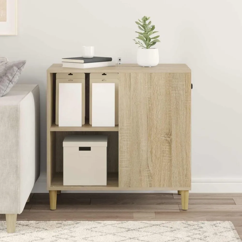 vidaXL Productos Para Mascotas-Casa para Gatos Sonoma 72 x 42.5 x 70 cm Madera de ingeniería