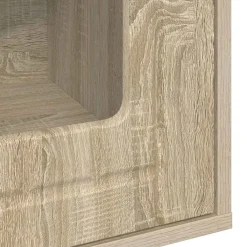 vidaXL Casa para Gatos Sonoma 53 x 52 x 62 cm Madera de ingeniería Roble Sonoma Discount