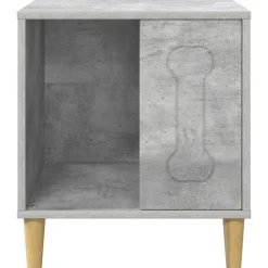 vidaXL Casa para perros Concreto 44 x 42 x 49 cm Madera de ingeniería Gris hormigón Outlet