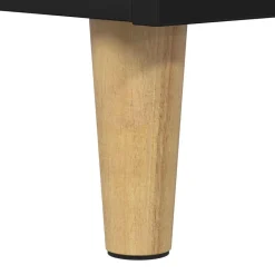 vidaXL Casa para perros 44 x 42 x 49 cm Madera de ingeniería Negro Clearance