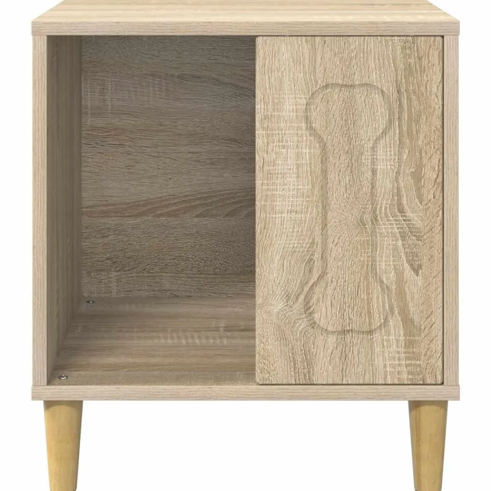 vidaXL Productos Para Mascotas-Casa para perros Sonoma 44 x 42 x 49 cm Madera de ingeniería
