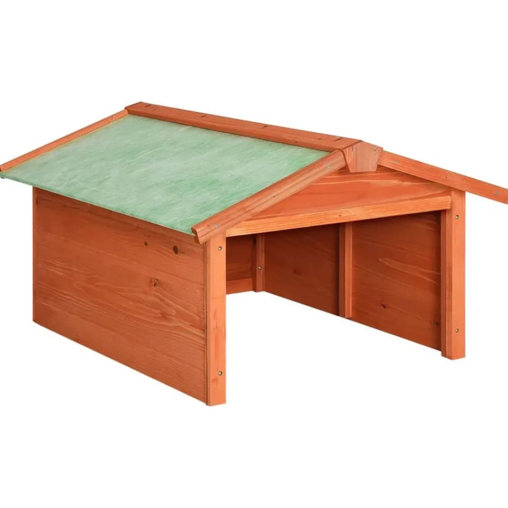 vidaXL Jardín-Caseta de cortacésped robótico madera maciza abeto 72x87x50 cm