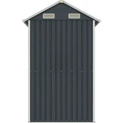 vidaXL Caseta de jardín 192x152,5x237 cm acero galvanizado Antracita Sale
