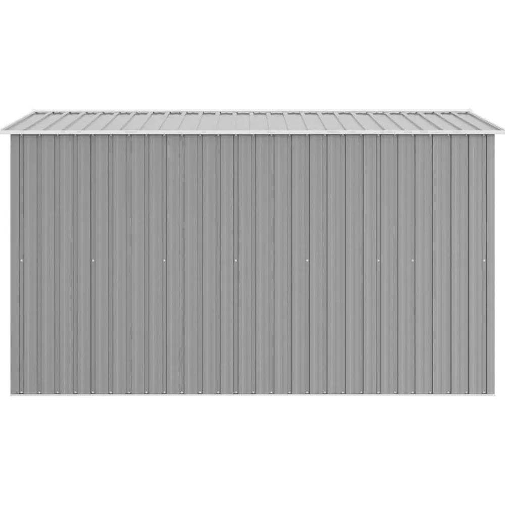 vidaXL Caseta de jardín metal 257x298x178 cm Gris Hot