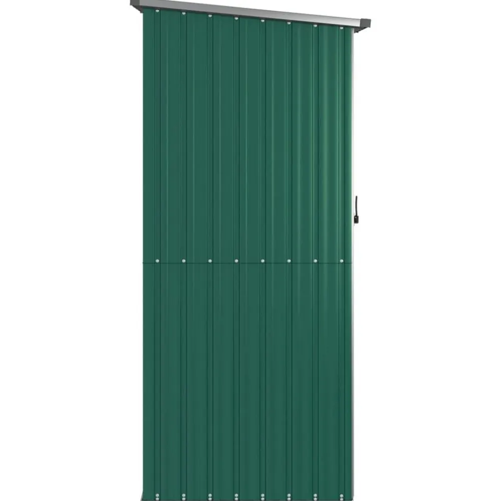 vidaXL Jardín-Caseta de jardín 118,5x97x209,5 cm acero galvanizado