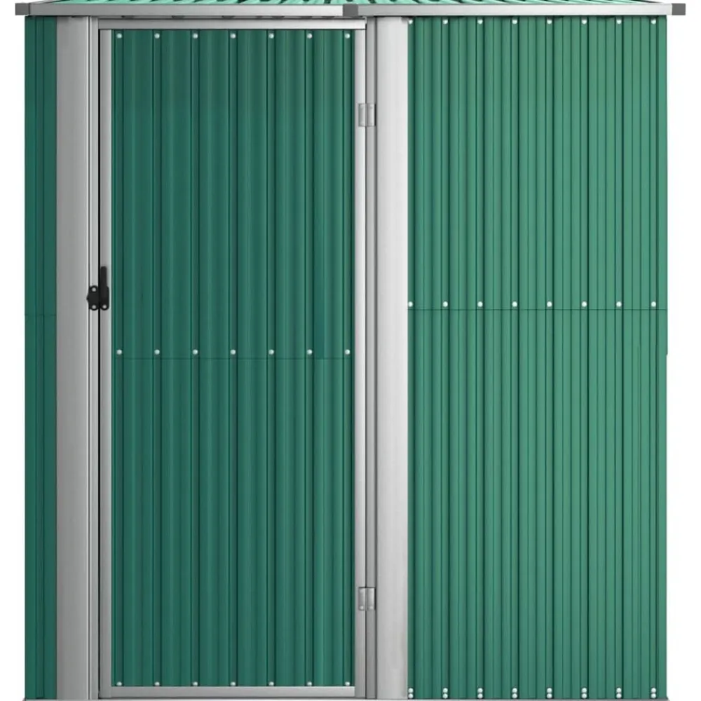 vidaXL Jardín-Caseta de jardín 180,5x97x209,5 cm acero galvanizado