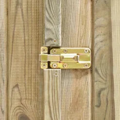 vidaXL Caseta herramientas jardín madera pino impregnada 123x50x171 cm New