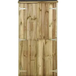 vidaXL Jardín-Caseta herramientas de jardín madera de pino 85x48x177 cm