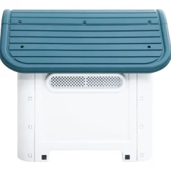 vidaXL Caseta para perros polipropileno 59x75x66 cm Azul Hot