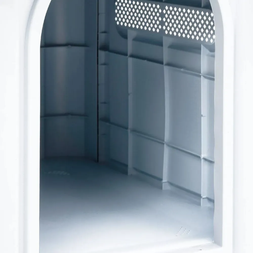 vidaXL Caseta para perros polipropileno 59x75x66 cm Azul Hot