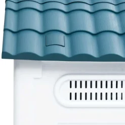 vidaXL Caseta para perros polipropileno 57x68x66 cm Azul