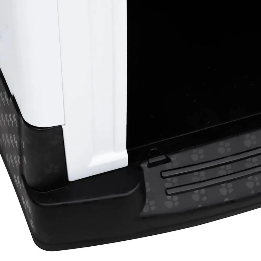 vidaXL Caseta para perros polipropileno 57x68x66 cm Azul