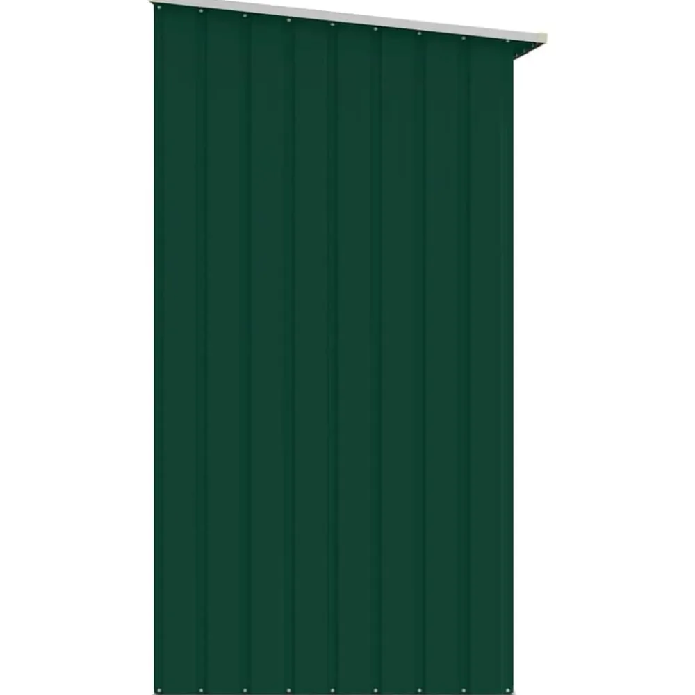 vidaXL Accesorios Para Hornos De Leña Y Chimeneas-Casetilla para leña acero galvanizado 330x84x152 cm