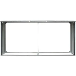 vidaXL Casetilla para leña acero galvanizado 330x92x153 cm Antracita Online