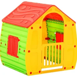 vidaXL Casita de juegos para niños 102x90x109 cm