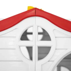 vidaXL Casita de juegos plegable para niños con puertas y ventanas Best