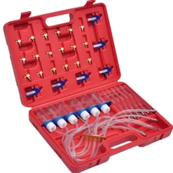 vidaXL Equipo & Herramientas De Taller-Caudalímetro para Common Rail Diesel con juego de adaptadores
