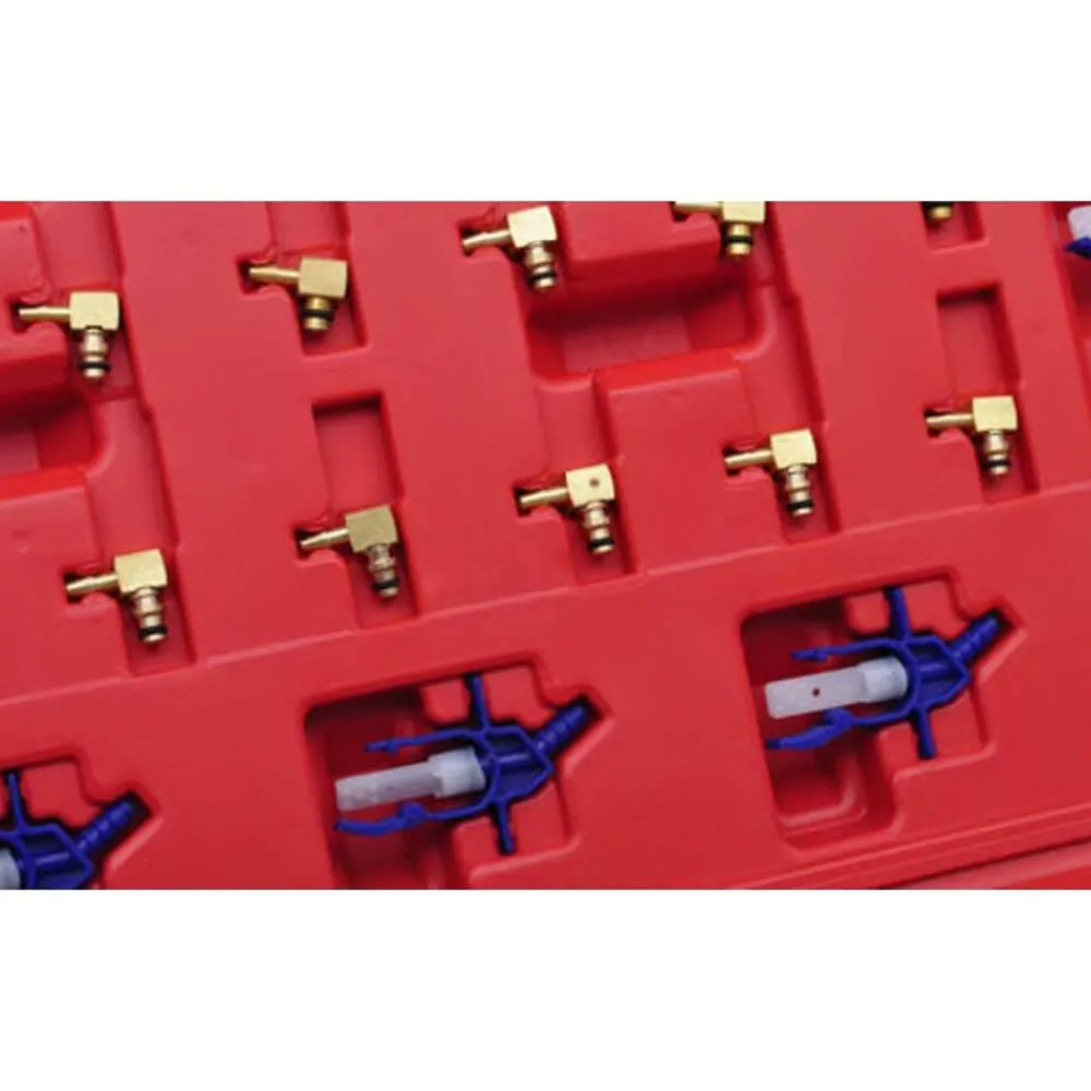 vidaXL Equipo & Herramientas De Taller-Caudalímetro para Common Rail Diesel con juego de adaptadores